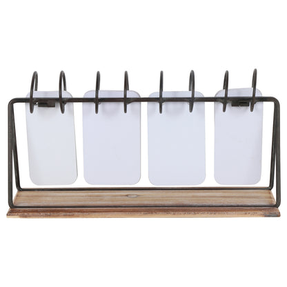 Vintage Style Table Top Calendar 28x9cm