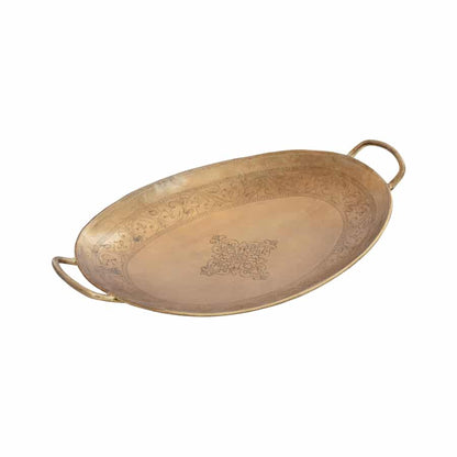 Oval Tray w Handles 45cm