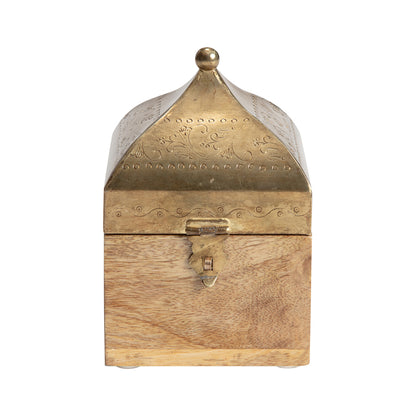 Handcrafted Moroccan Square Box, 17cm