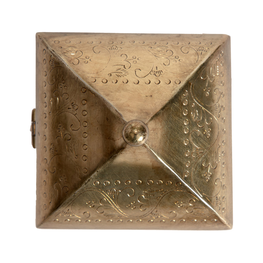 Handcrafted Moroccan Square Box, 17cm