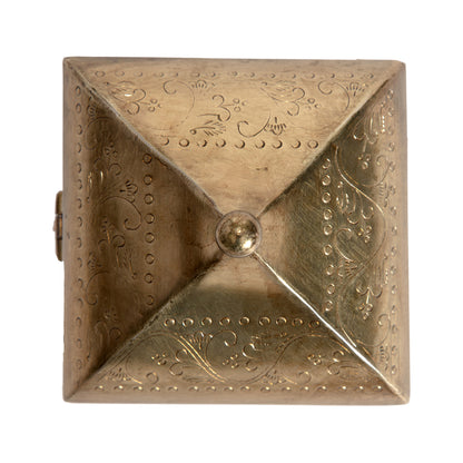Handcrafted Moroccan Square Box, 17cm