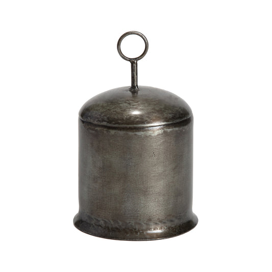 Vintage Metal Bell - Antique Silver, 17cm