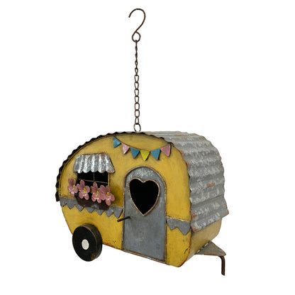 Colourful Caravan Hanging Birdhouse 30cm