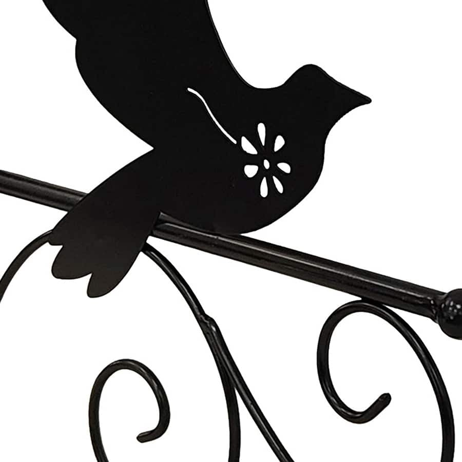 Bird Silhouette Wall Hook Bracket 33cm
