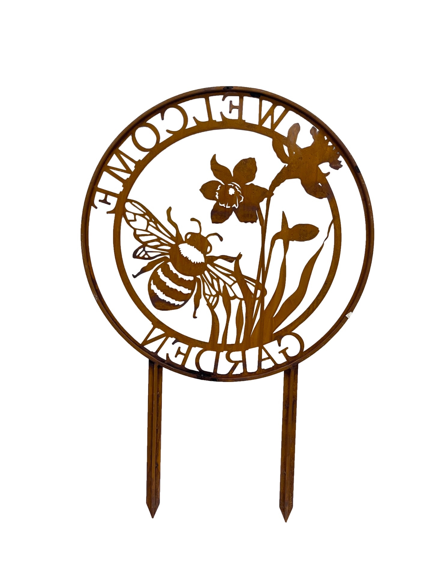 Laser Cut Dragonfly Garden Stake 53x53-80cm