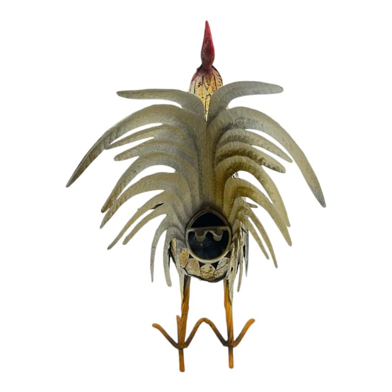 Proud Rooster Iron Statue - 45cm