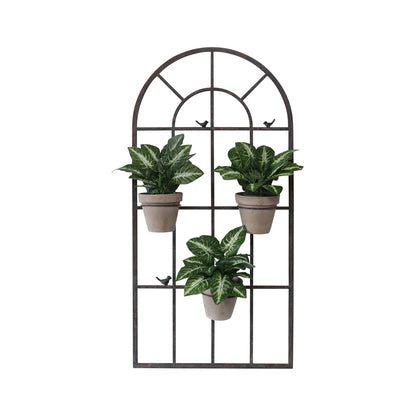 French Window Wall Art 130cm - Removable Pot Holders