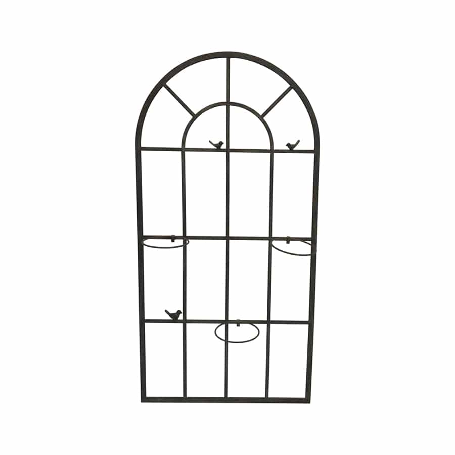 French Window Wall Art 130cm - Removable Pot Holders