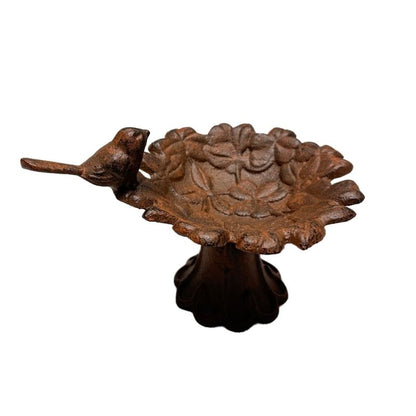 Antique Rust Cast Iron Footed Ring Holder 18cm