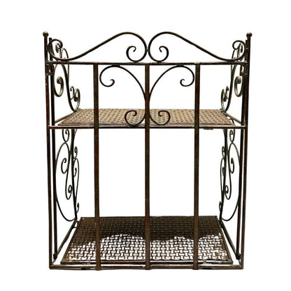 French Provincial 2 Tier Ornate Wall Shelf 60cm