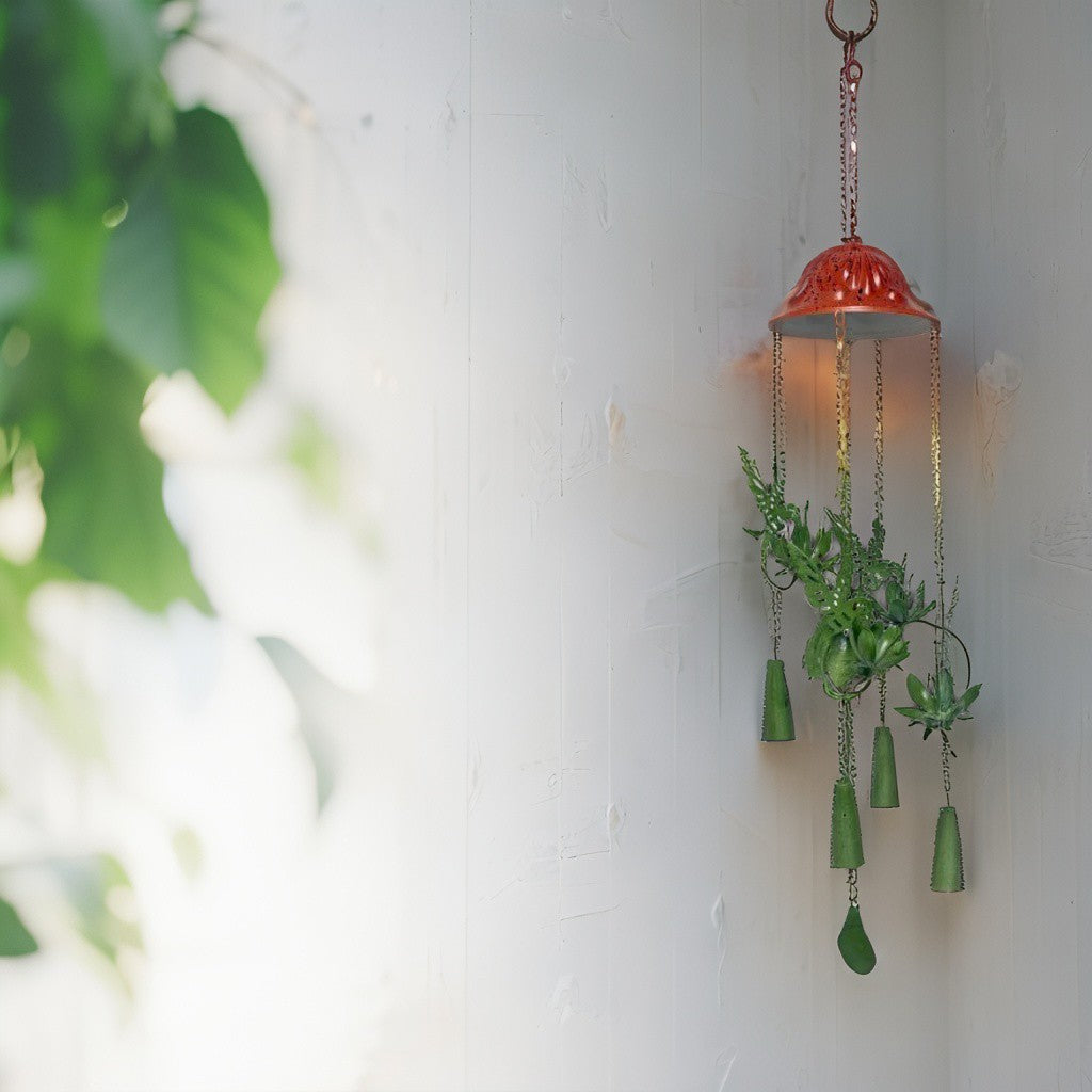 Hanging Birds Chime w Bell 13cm