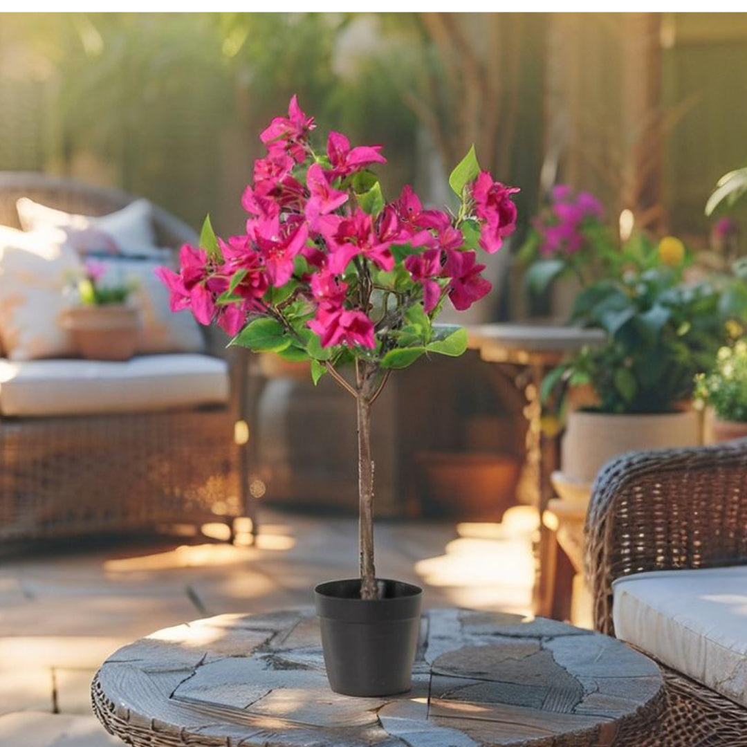 Potted Artificial Bougainvillea 66cm