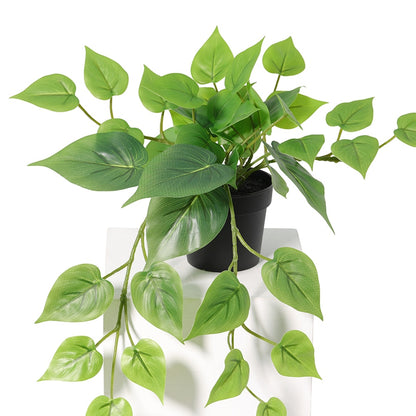 Potted Artificial Hanging Pothos 38cm