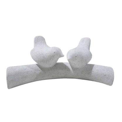 Contemporary 2 Birds On Branch Ornament 20cm