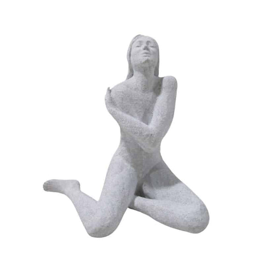 Lady Statue with Folded Arms - 22cm Decorative Figure