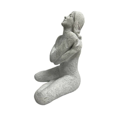 Lady Statue with Folded Arms - 22cm Decorative Figure