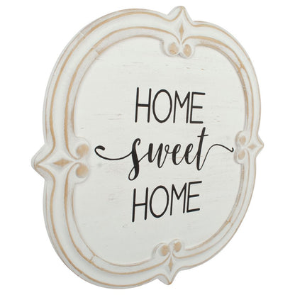 French Provincial 'Home Sweet Home' Carved Wall Art 60cm