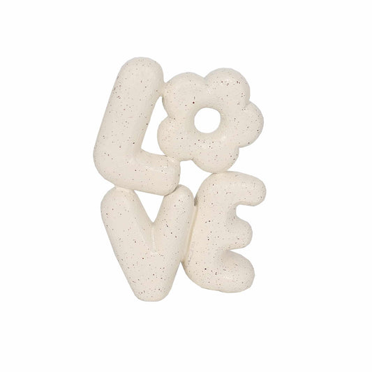 Love w Flower Decorative Ornament 21cm