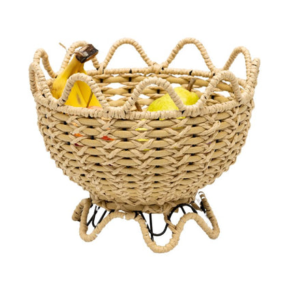 Contemporary Woven Footed Bowl 27cm