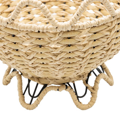 Contemporary Woven Footed Bowl 27cm
