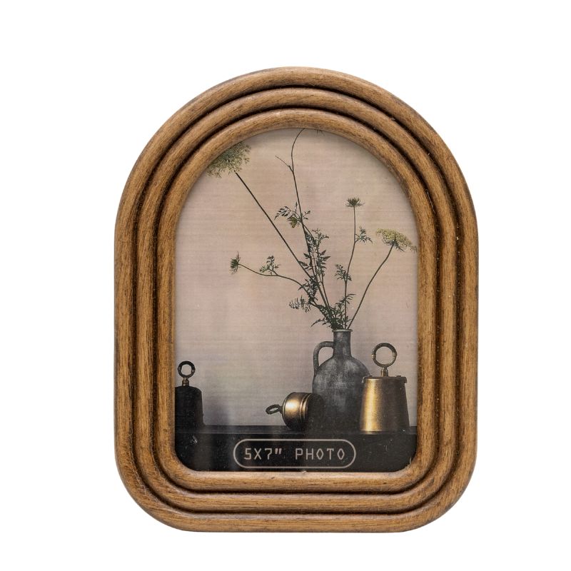 Natural Contemporary Arch Photo Frame 5x7in