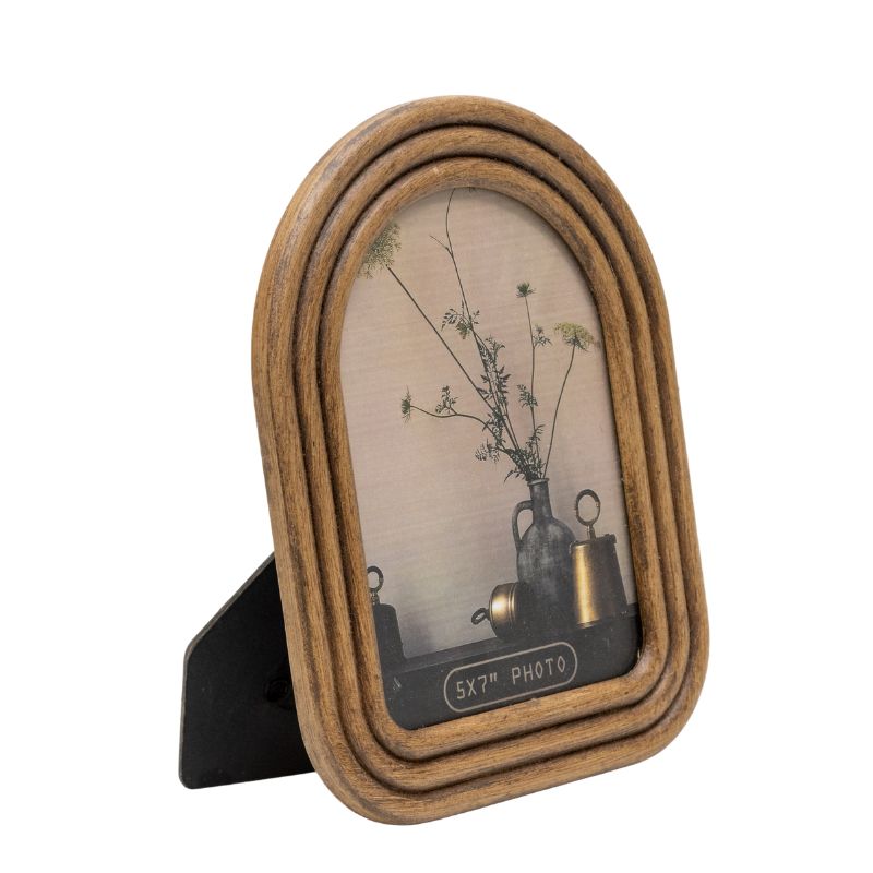 Natural Contemporary Arch Photo Frame 5x7in