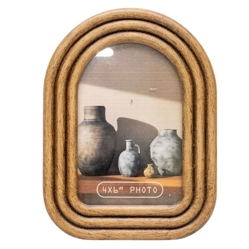 Natural Contemporary Arch Photo Frame 4x6in