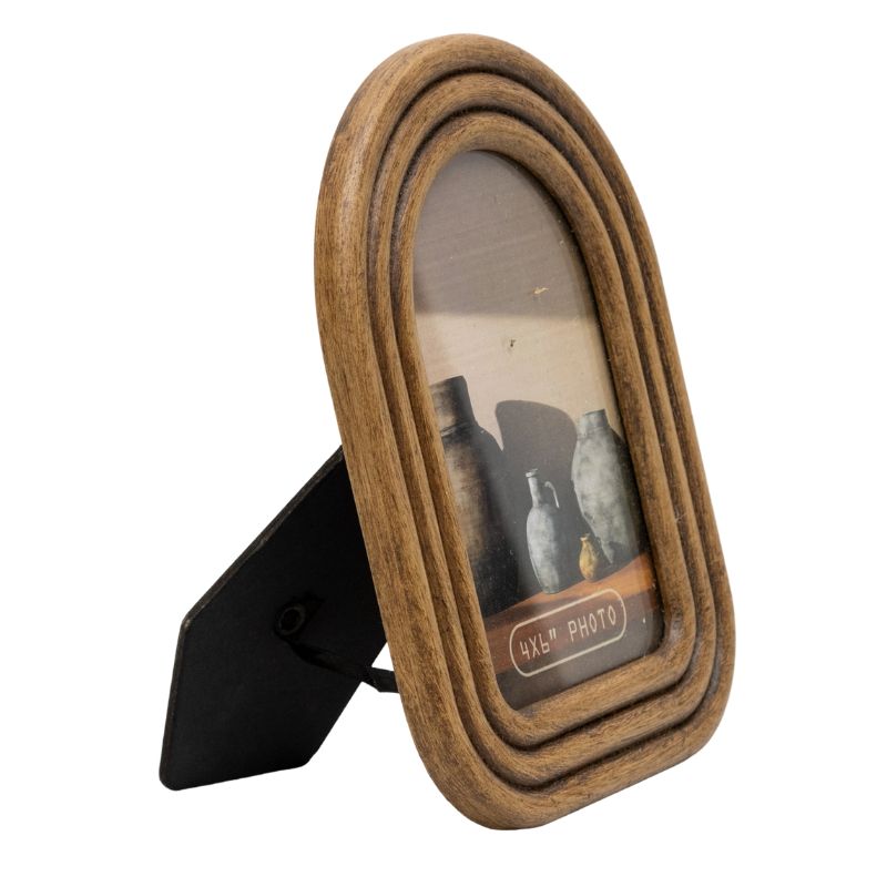 Natural Contemporary Arch Photo Frame 4x6in
