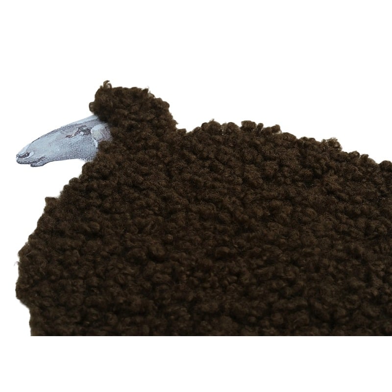 Cuddly Sheep Hand-Made Framed Canvas Wall Art 50cm - Multi-Colour, 1.35 kg