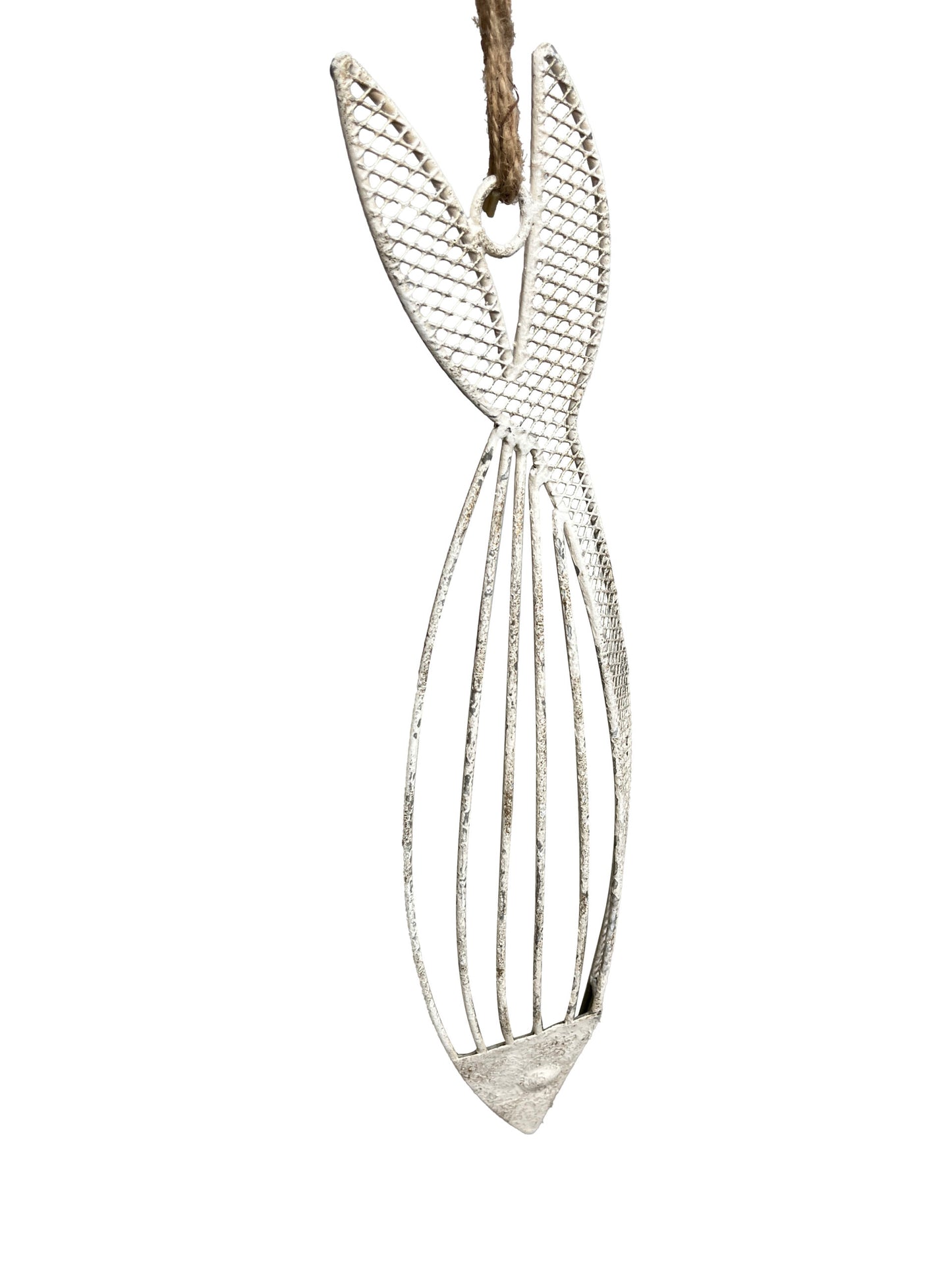 Hanging Fish Wall Decor W Rope 52cm