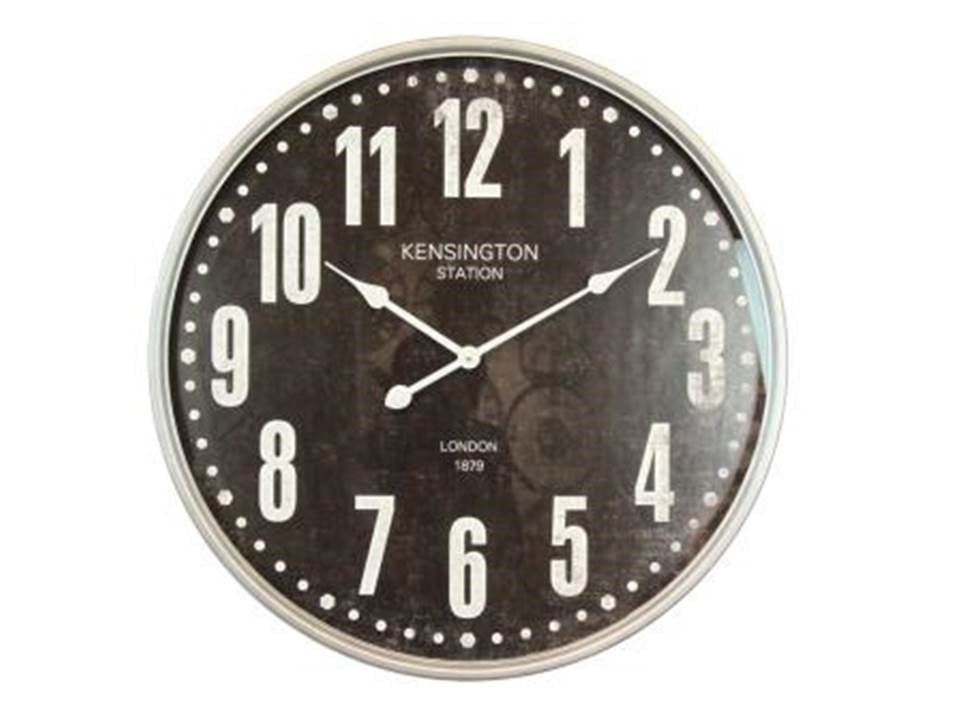 Kensington Station Iron Wall Clock 67cm