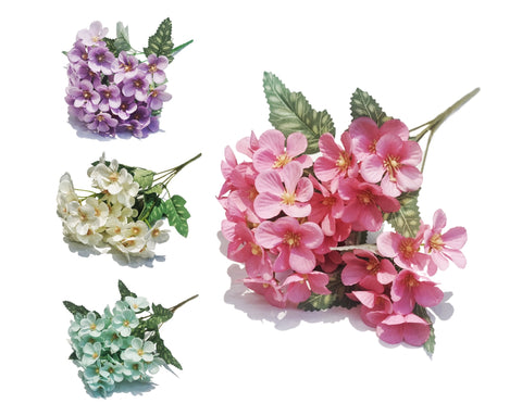 Artificial Hydrangea Bunch 36 Pack, 35cm, Multi Colour, Assorted - SuperSaverAU - view 1