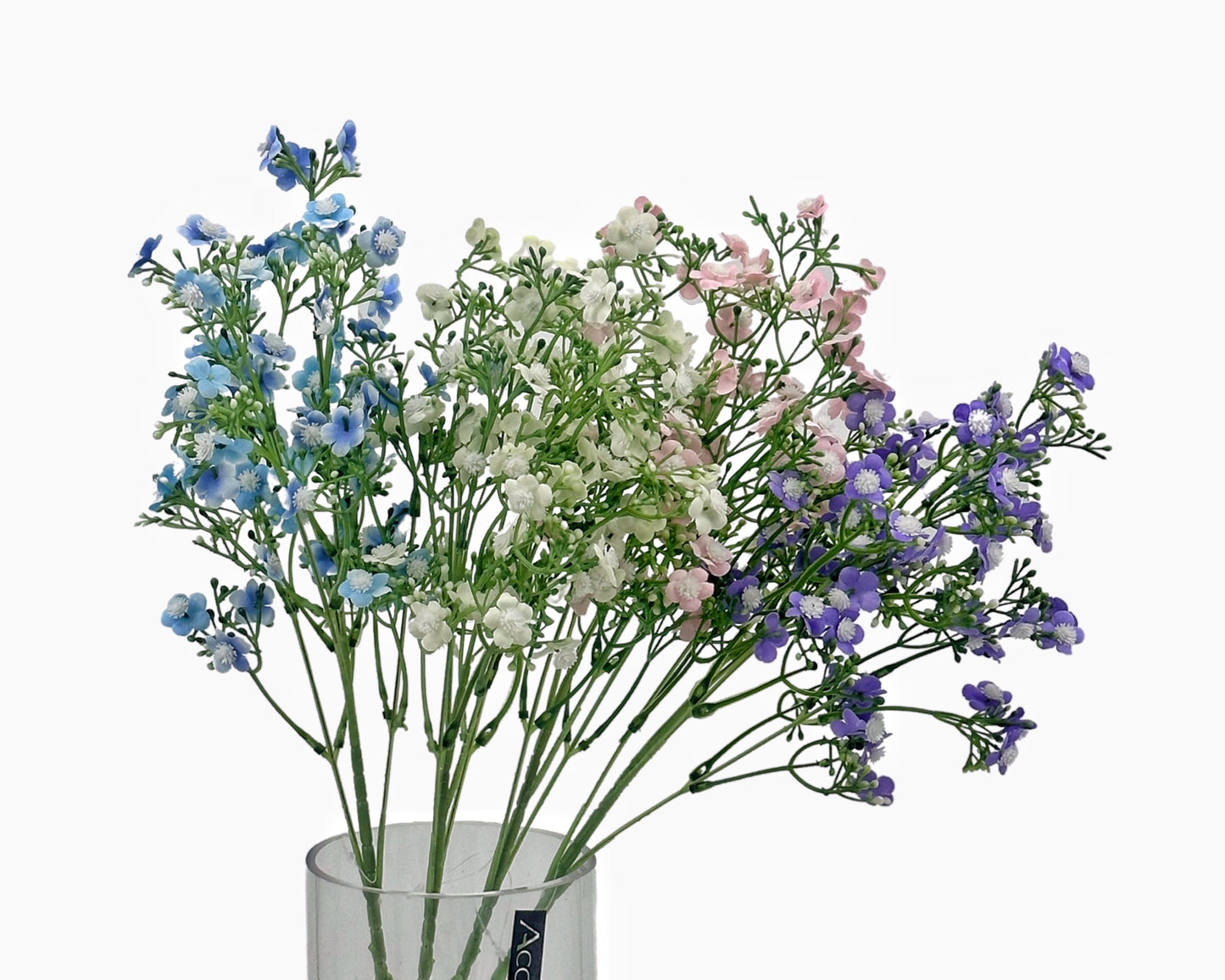 Artificial Babysbreath Spray - 24 Assorted, 15x68cm, Realistic Foliage