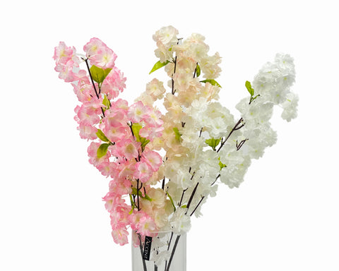 Artificial Cherry Blossom Spray - 24 Assorted - 15x93cm - Multi Colour - SuperSaverAU - view 1