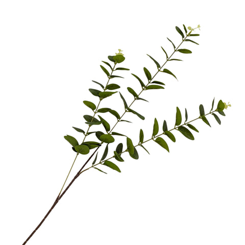 Artificial Eucalyptus Stem 80cm - 24 Assorted Branches, Realistic Foliage - SuperSaverAU - view 1