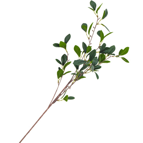 Artificial Plant - 24 x Milan Leaves Stem, 90cm, Realistic Foliage, Green - SuperSaverAU - view 1