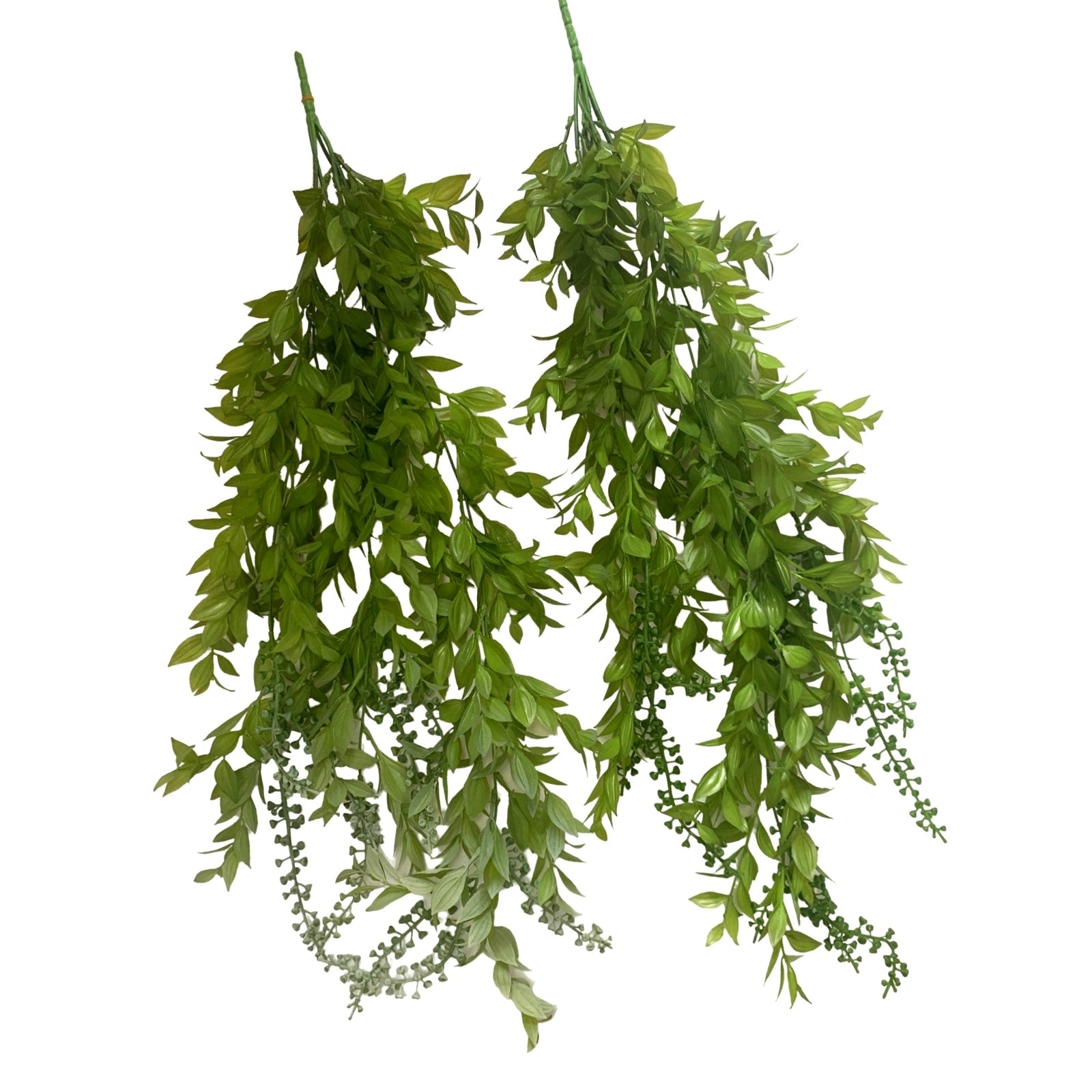 Artificial Hanging Green Leaves 12 Assort 84cm - Realistic Foliage Decor - SuperSaverAU - view 1