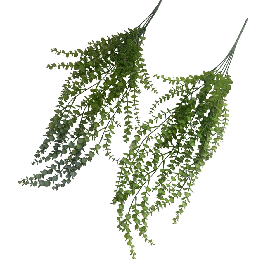 Artificial Hanging Eucalyptus 12 Assort 83cm - Realistic Green Foliage - SuperSaverAU - view 1
