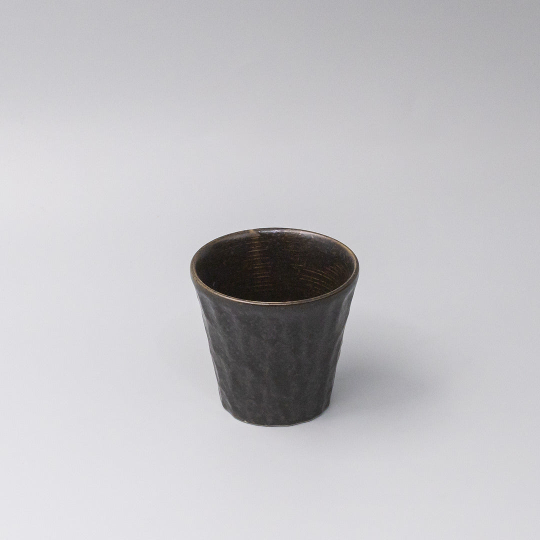 Premium 250ml Black Irabo Glaze Shochu Cup Japanese Ceramic Drinkware
