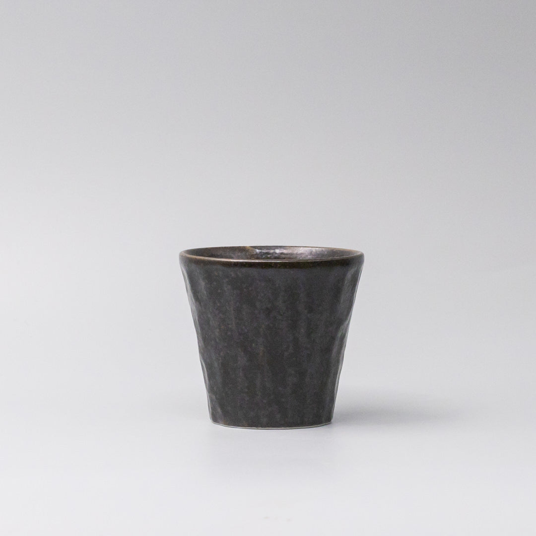 Premium 250ml Black Irabo Glaze Shochu Cup Japanese Ceramic Drinkware
