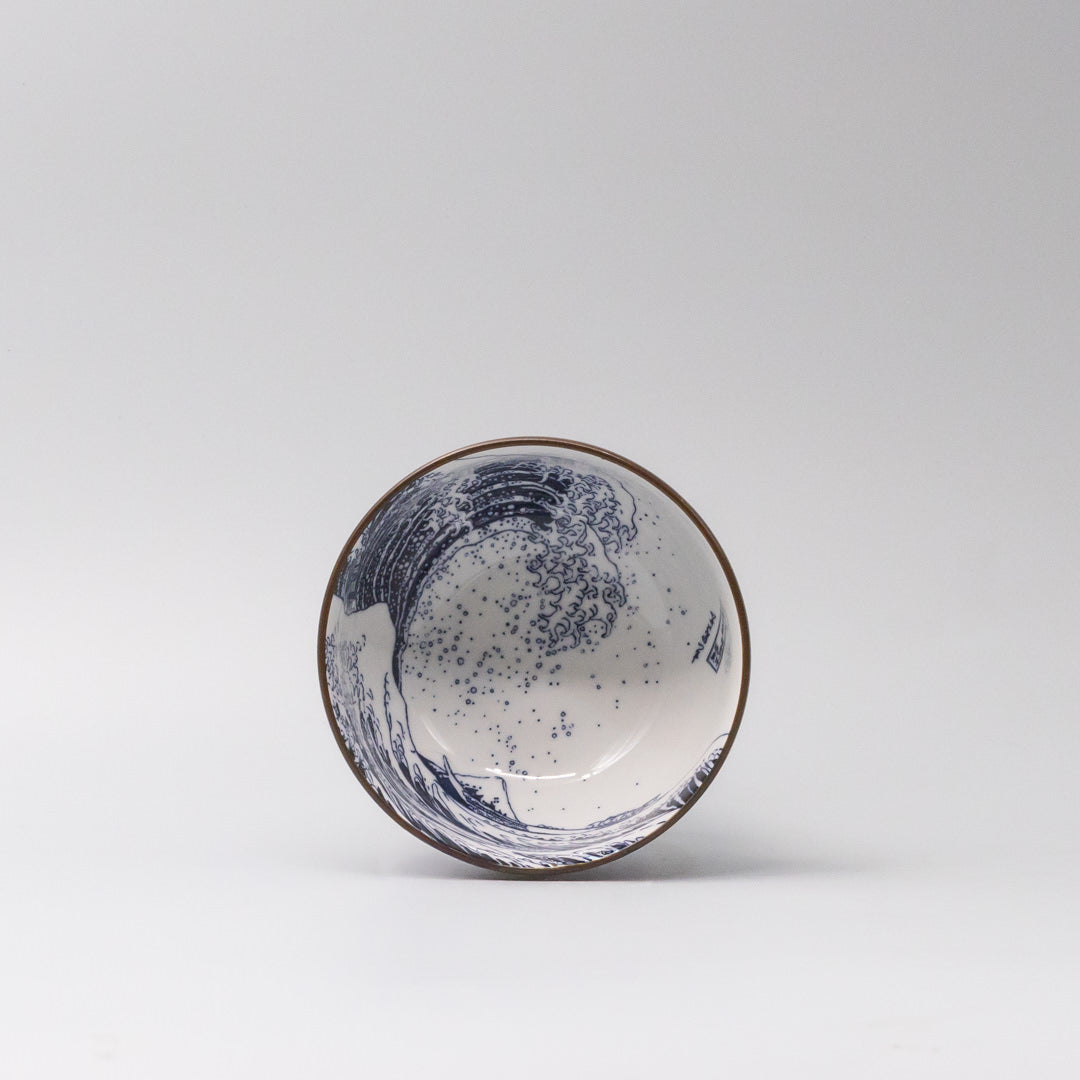 Premium U Shaped Bowl – Hokusai Fuji Design 12.5cm, 400ml