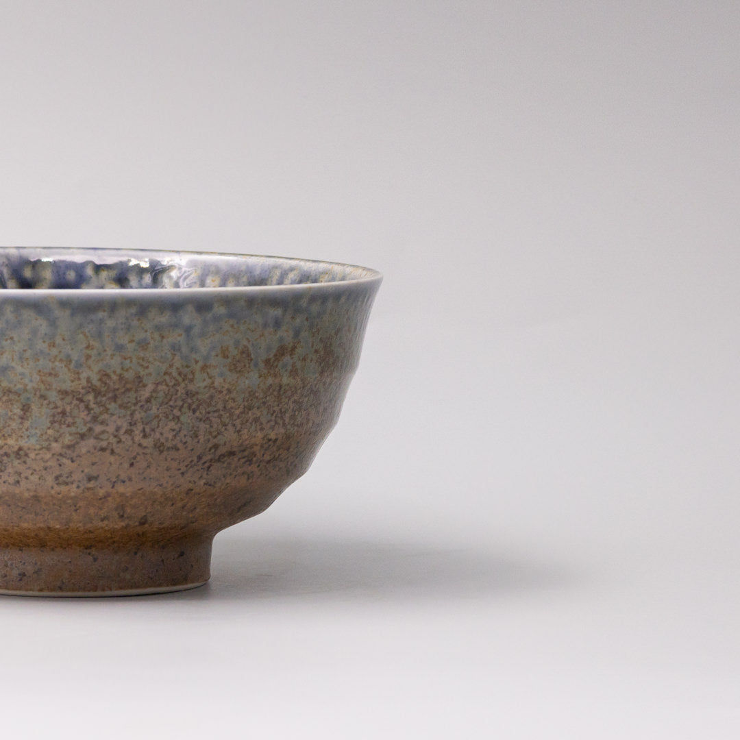 Premium 17cm Earth and Sky Glaze Ceramic Bowl 600ml Dishwasher Microwave Safe