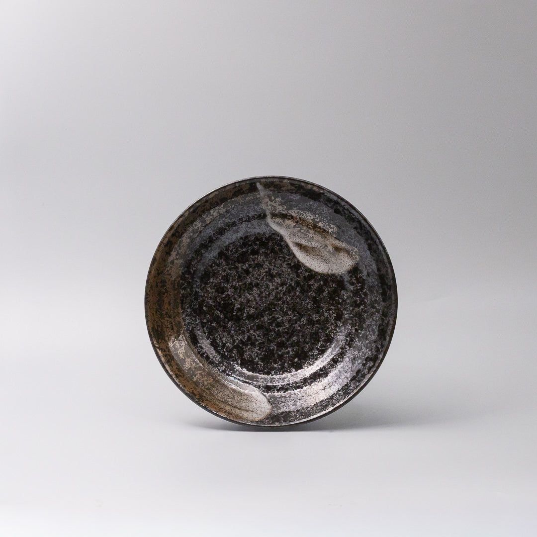 Pasta Bowl Flat 23cm Bronze Brushstroke Glaze - SuperSaverAU - view 3