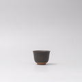 Premium Sake and Tea Cup – Black Matte Flared Glaze 35ml