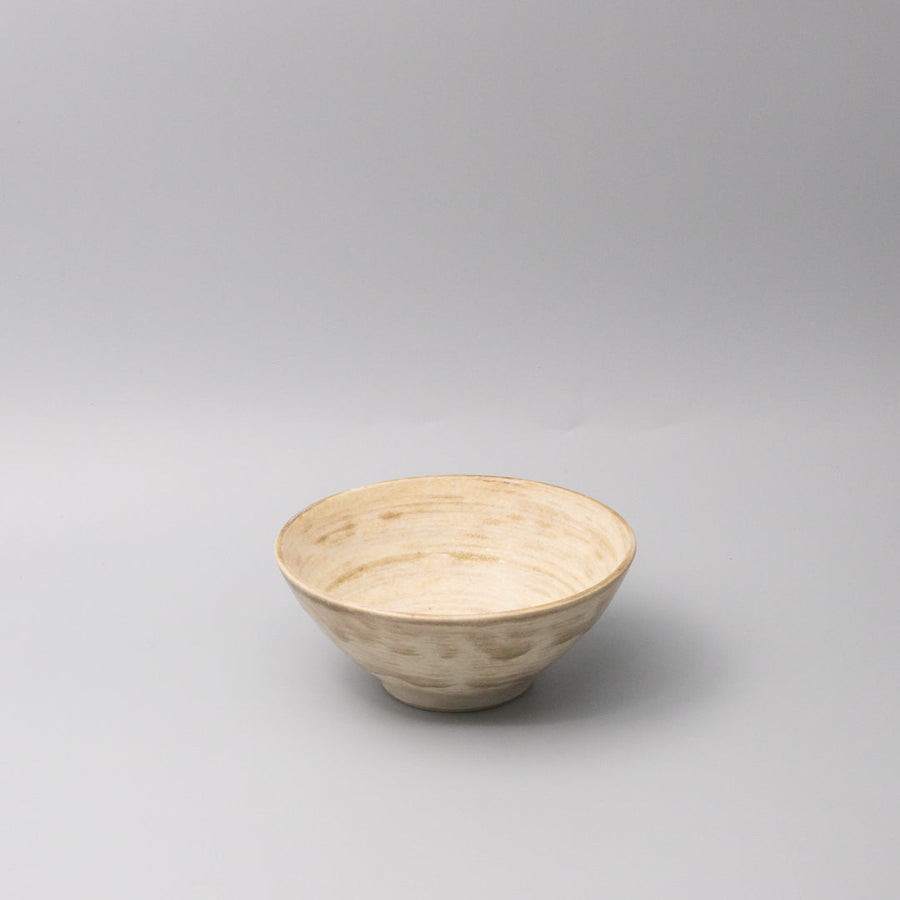 Premium 17cm Washed Sandstone Glaze Ceramic Udon Bowl 700ml Dishwasher Microwave Safe