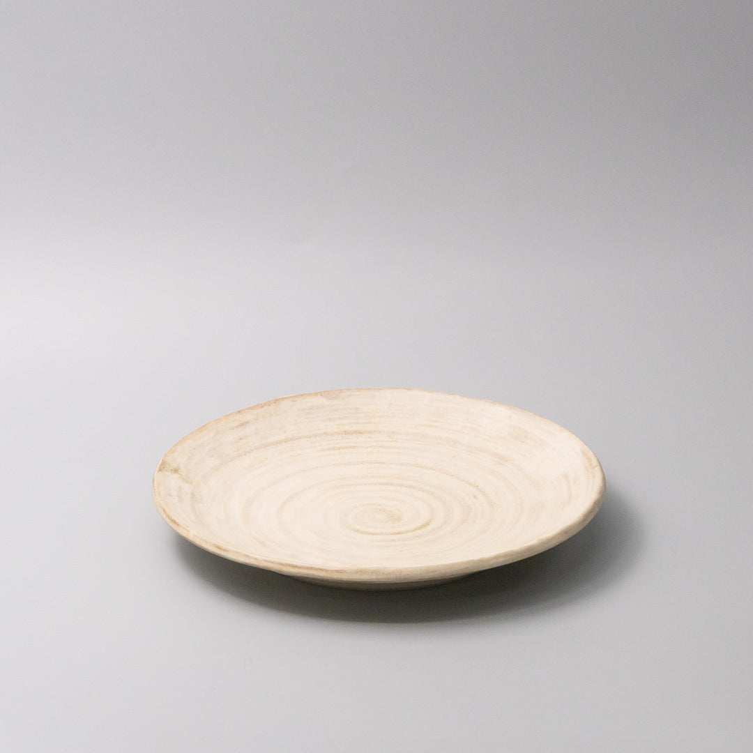 Premium Thick Edge Plate – Washed Sandstone 25cm