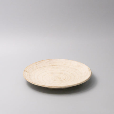 Premium Thick Edge Plate – Washed Sandstone 25cm