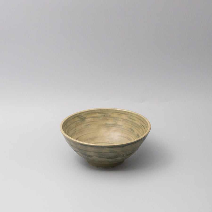Premium 19.5cm Washed Fern Glaze Udon Bowl 700ml Dishwasher Microwave Safe