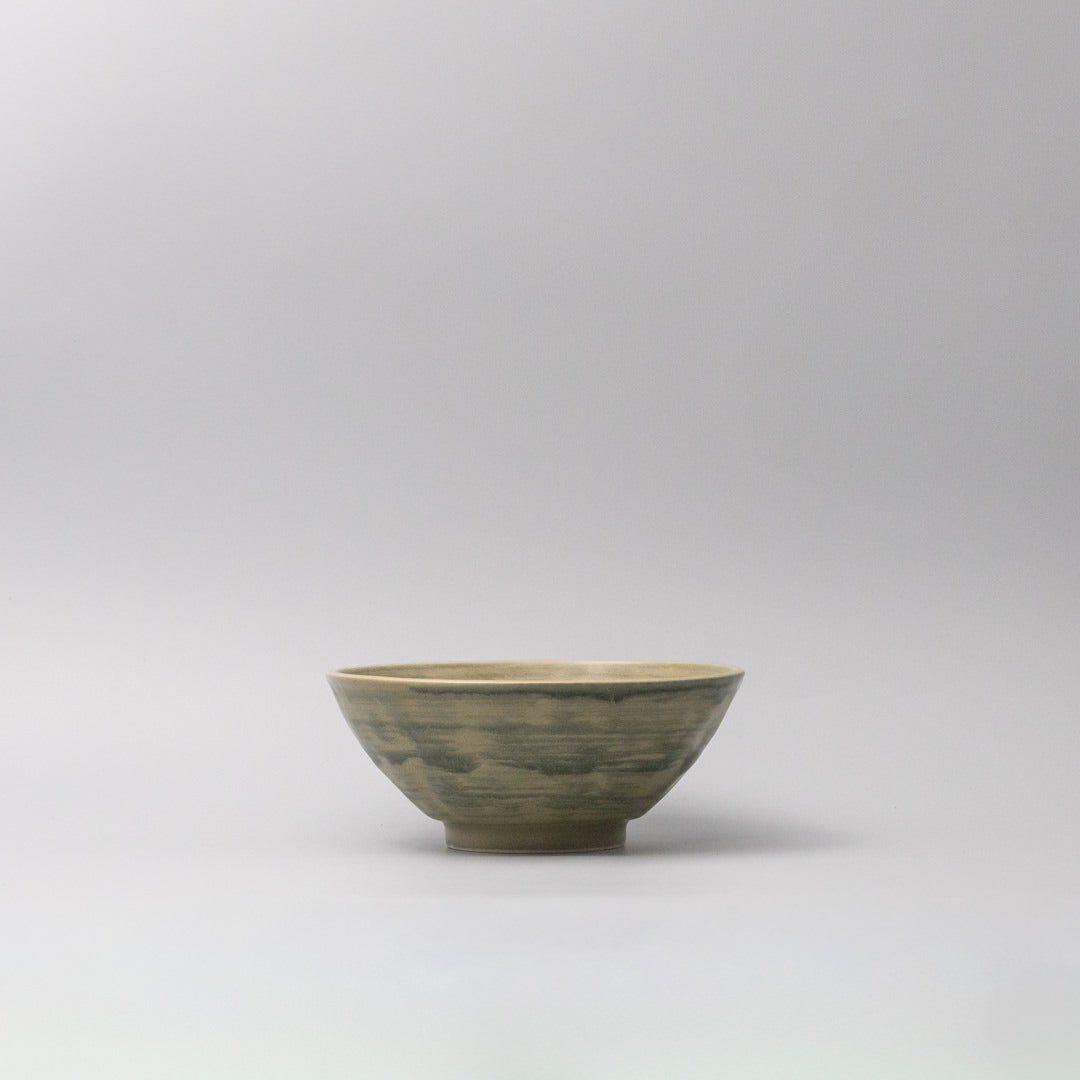 Premium 19.5cm Washed Fern Glaze Udon Bowl 700ml Dishwasher Microwave Safe