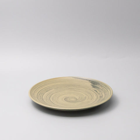 Premium 26cm Washed Fern Glaze Ceramic Dinner Plate Dishwasher Microwave Safe